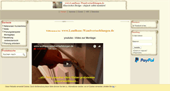 Desktop Screenshot of landhaus-wandvertaefelungen.de